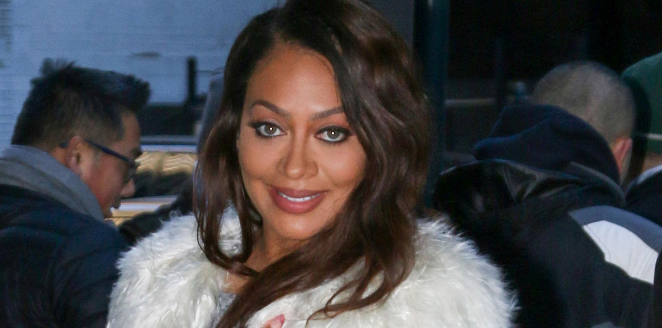 *EXCLUSIVE* La La Anthony looks effortlessly chic as she supports the Knicks **USA ONLY**