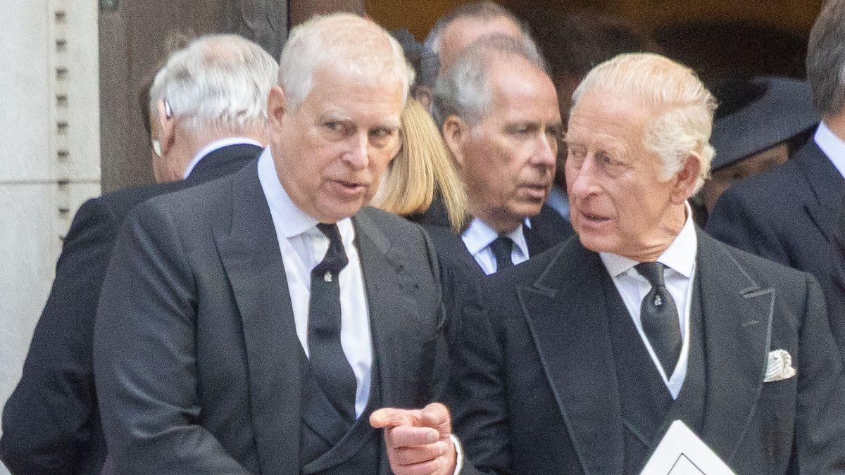 image of prince Andrew and King Charles