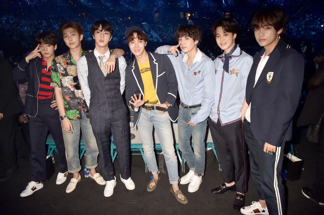 Bts backstage bbmas