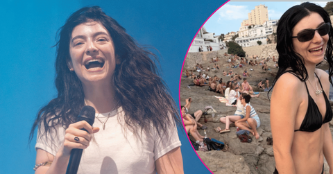 Image of Lorde looked happy as she laughed in recent Instagram story.