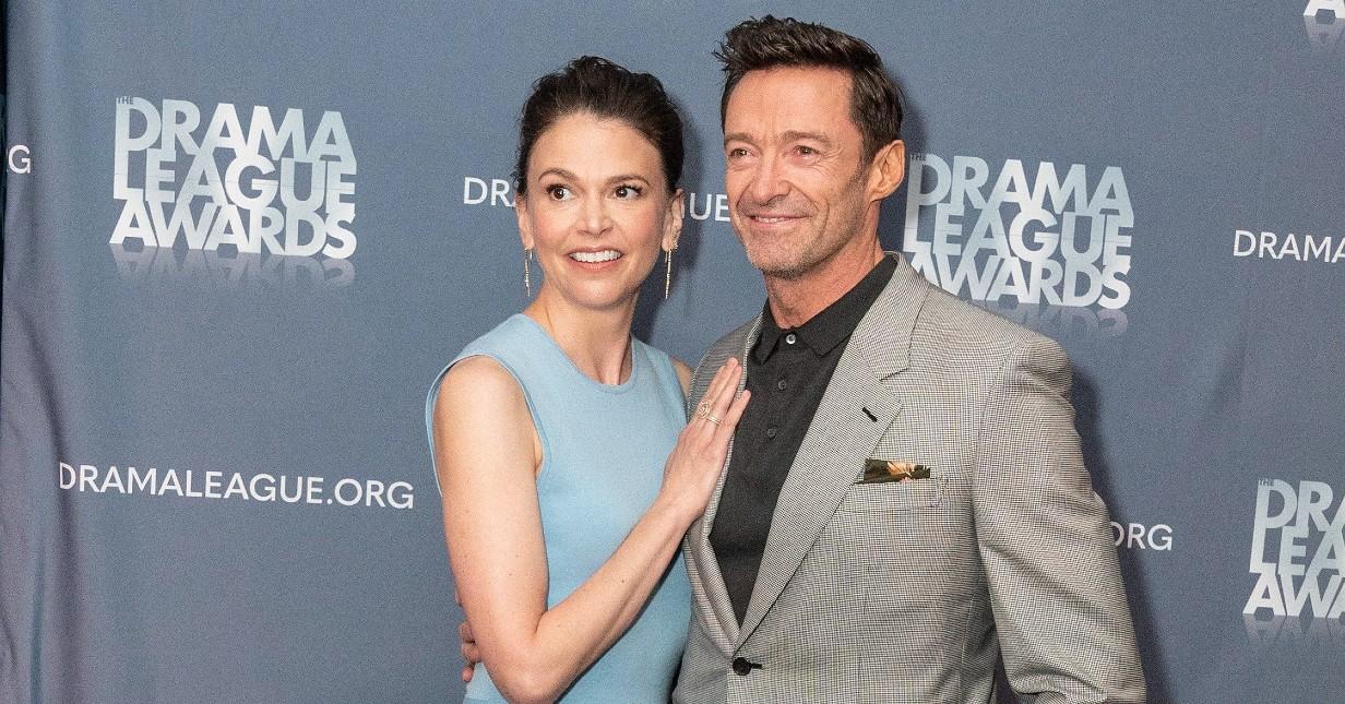 hugh jackman supports rumored girlfriend sutton foster performance