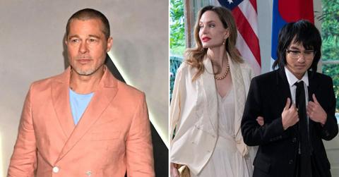 Photo of Brad Pitt, Angelina Jolie and Maddox Jolie-Pitt