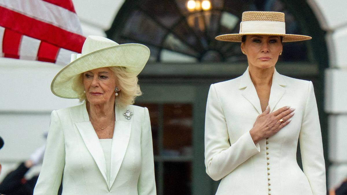 Image of Her brooches reflected the two countries’ ties.