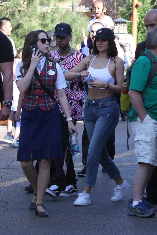 Kylie Jenner and Tyga take their love to Disneyland