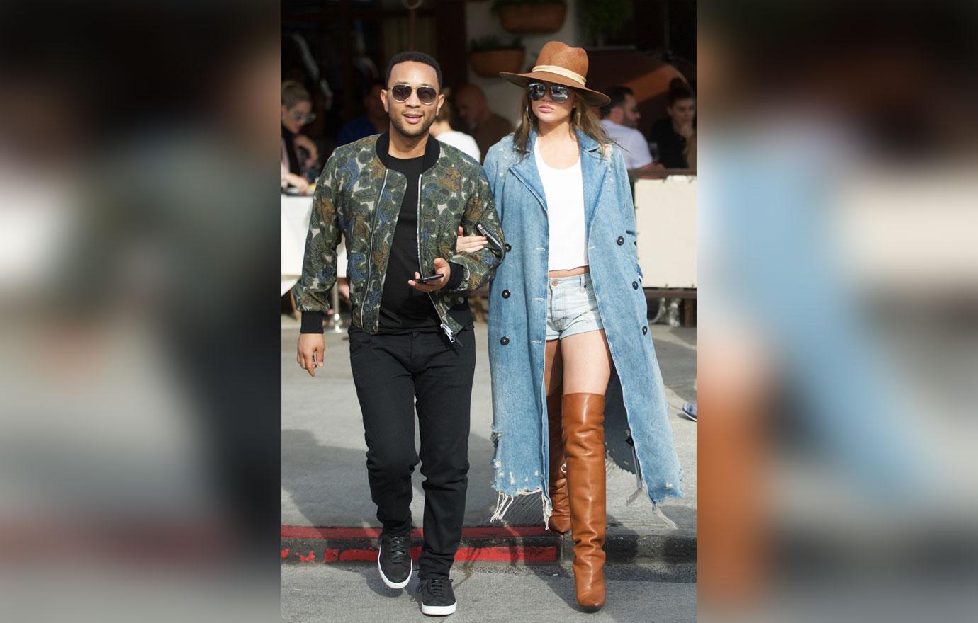 John Legend and Chrissy Teigen in Beverly Hills