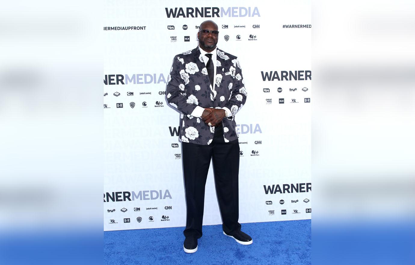 Shaquille O'Neal Blue Carpet Floral Blazer