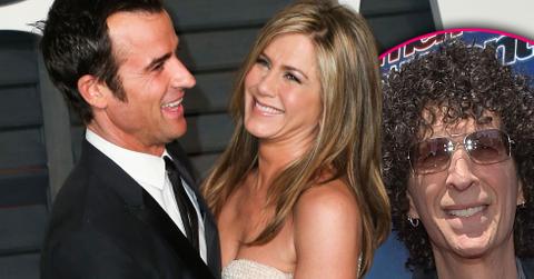 Jennifer aniston justin theroux wedding secret howard stern guest jimmy kimmel officiated