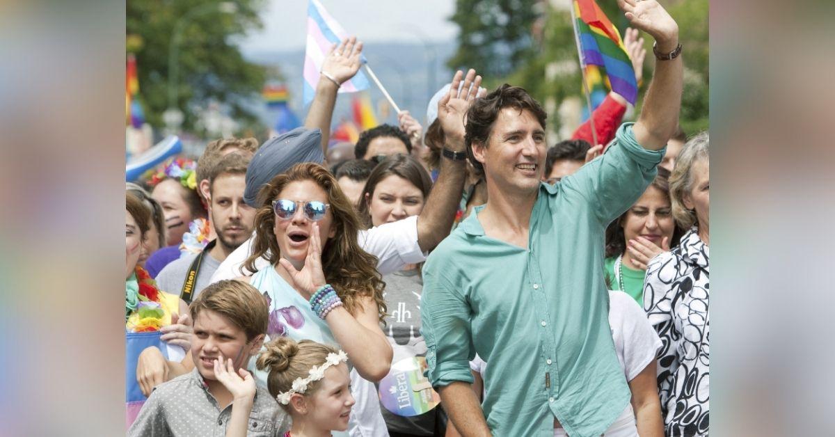 image of Justin Trudeau said he wanted 'at least three children.'