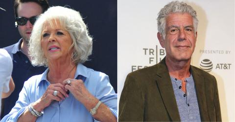 Composite Photos of Paula Deen and Anthony Bourdain