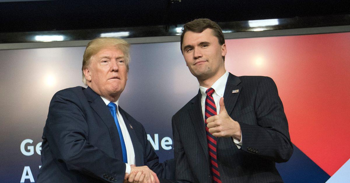 Photo of Donald Trump and Charlie Kirk