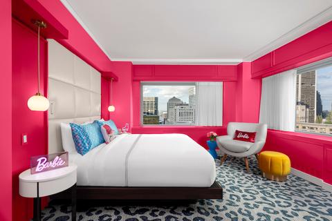 barbie dream suite bedroom  angle fairmont the queen elizabeth photo credit citizen northjpg