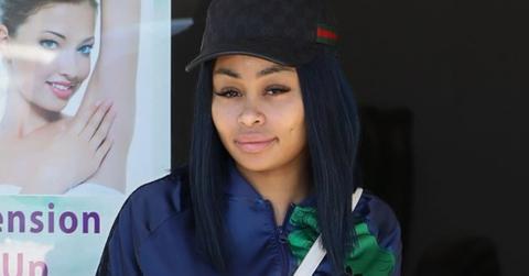 *EXCLUSIVE* Blac Chyna pampers herself and a friend at Tip Top Nail