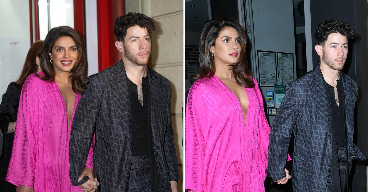 nick jonas and wife priyanka chopra on the run in paris pp