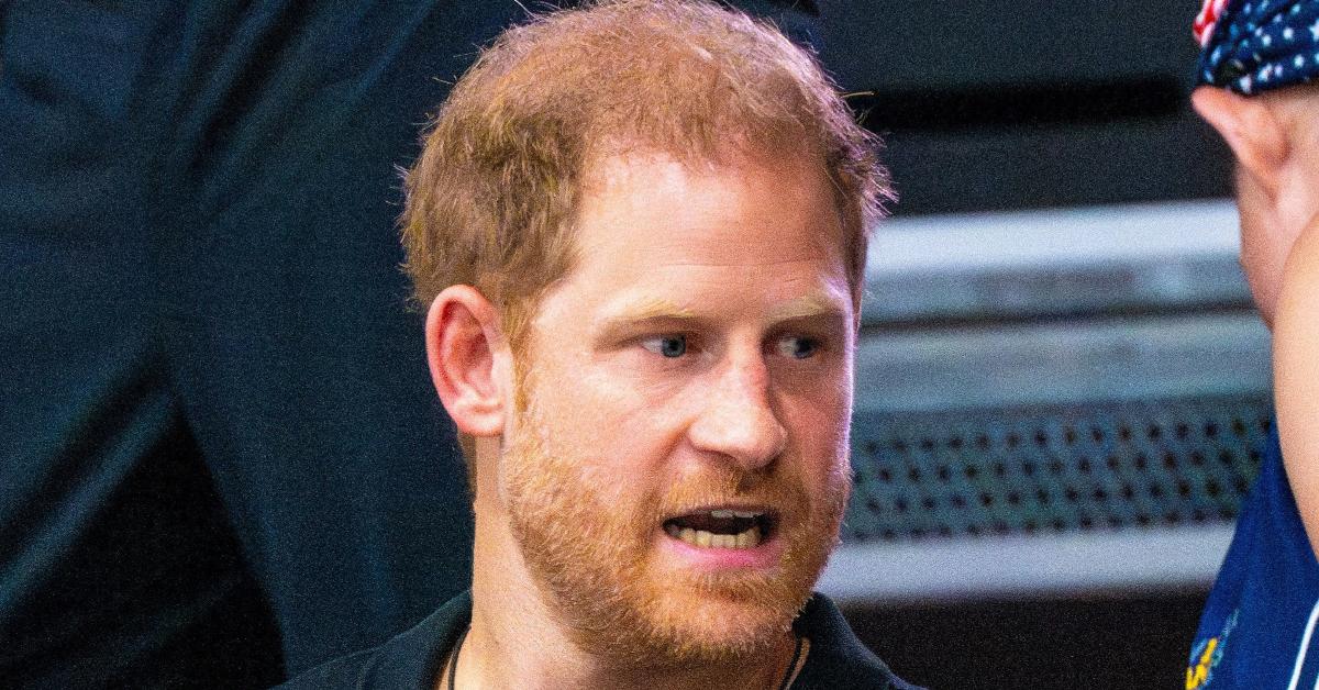 Image of Prince Harry was accused of making the comment to Jane Goodall, who died in October.