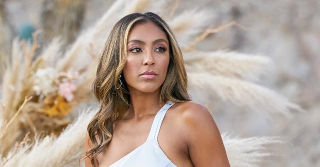 Tayshia Adams Wearing White