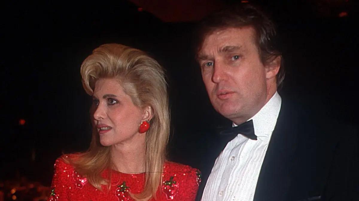 image of Donald Trump cheated on his first wife.