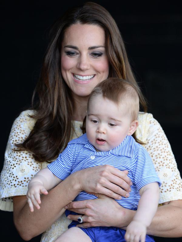 The Duke and Duchess of Cambridge and Prince George visit Tarongo Zoo