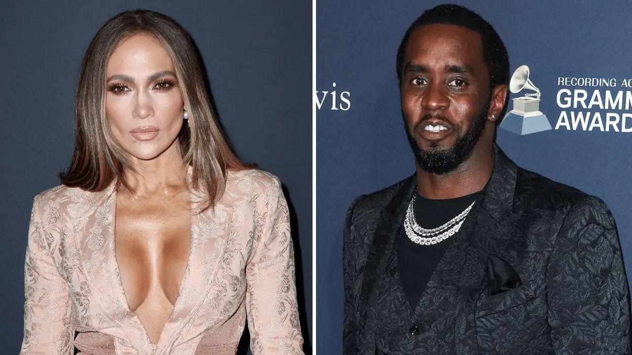 Photo of Jennifer Lopez and Sean 'Diddy' Combs dated for about two years, from 1999 to 2001.