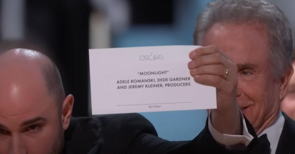 la la land team had an awkward moment