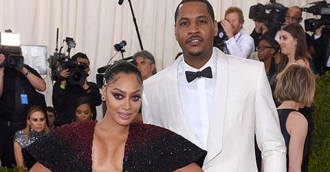 La La And Carmelo Anthony Met Gala Legal Discussions