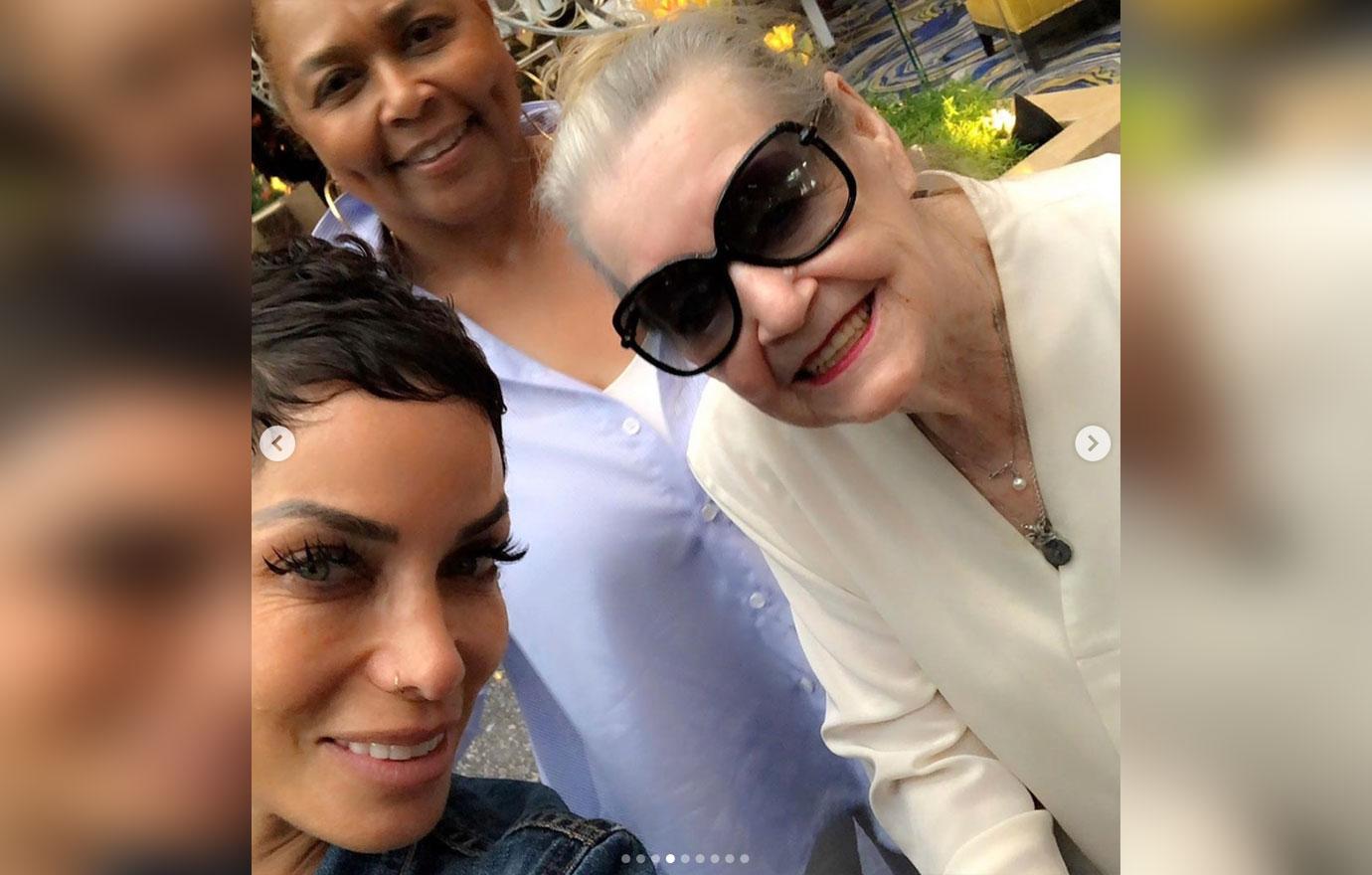 Nicole Murphy With Late Mother