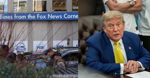 Composite Photo of Fox News and Donald Trump