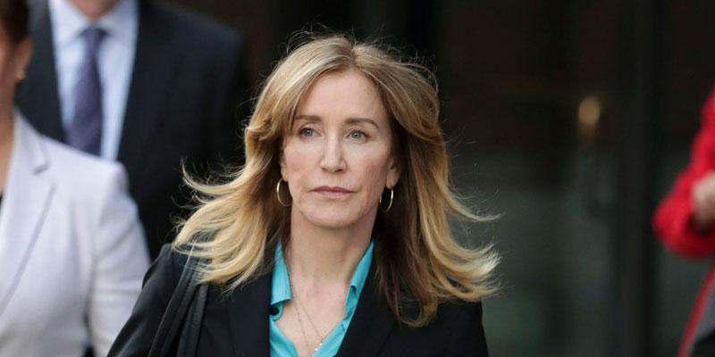 Felicity Huffman Outside Court REELZ College Admissions Scandal Special