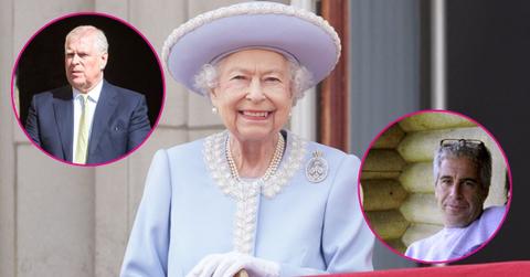 Composite Photos of Queen Elizabeth, Prince Andrew and Jeffrey Epstein