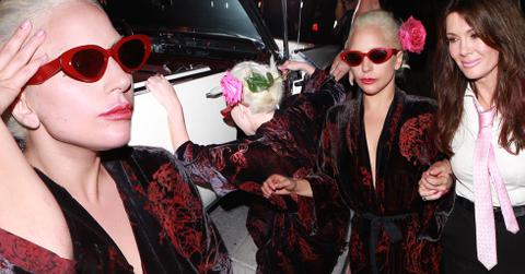 Laday gaga falls lisa vanderpump dinner