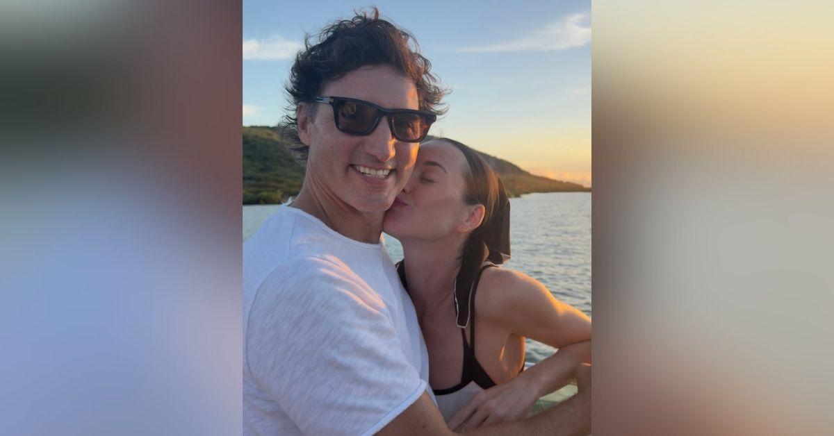 image of Katy Perry shared a cozy photo with Justin Trudeau.