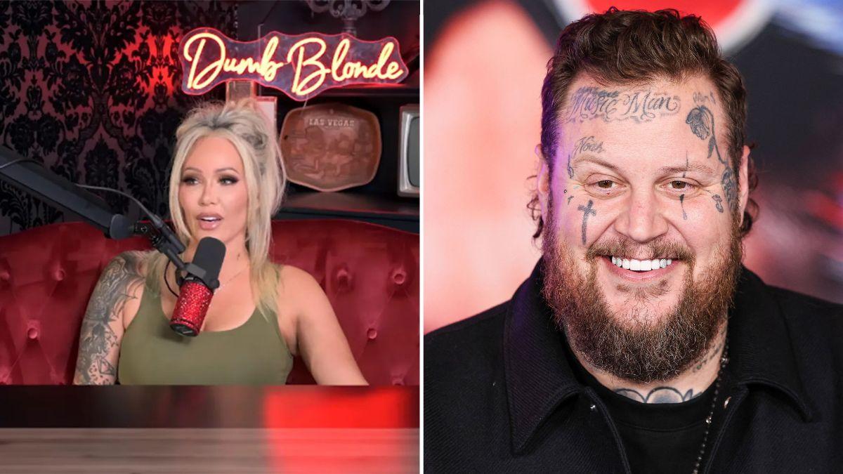 Split Image of Bunnie Xo and Jelly Roll.