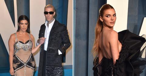 kourtney kardashian travis barker kendall jenner met gala pp