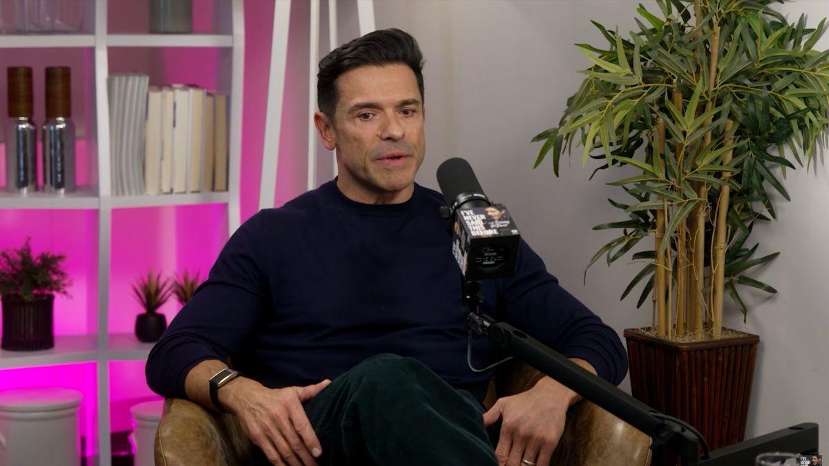 Image of Mark Consuelos opened up about grief during a recent podcast appearance.