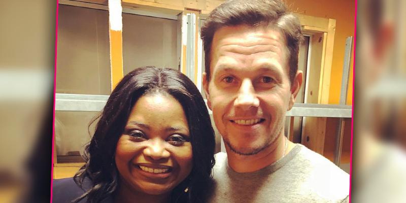 Octavia Spencer Mark Wahlberg working out ok pp