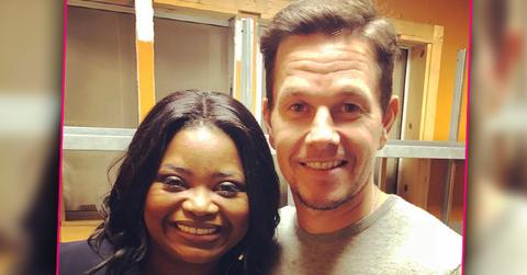 Octavia Spencer Mark Wahlberg working out ok pp