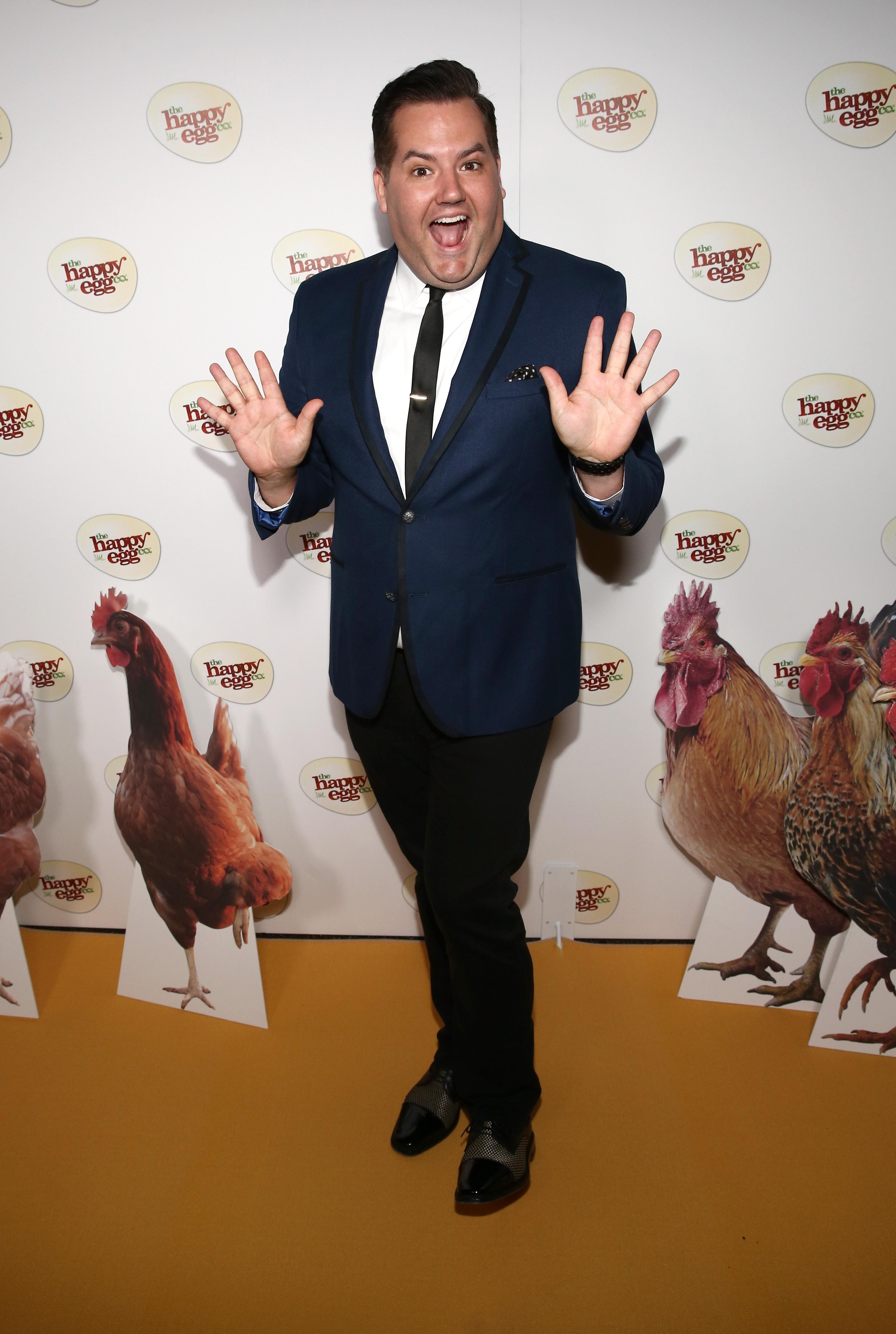 The happy egg co. And Ross Mathews Celebrate Hendependence