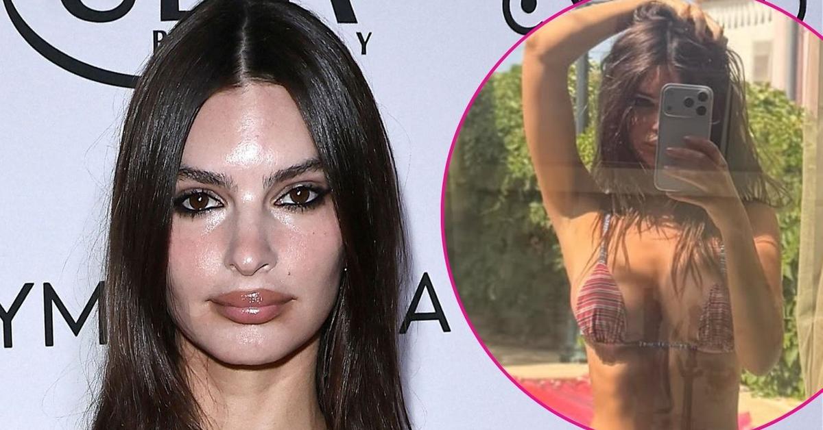 Emily Ratajkowski Sizzles in Skimpy String Bikini During Adventurous Getaway: Photos