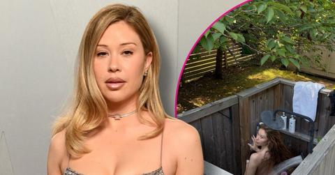gabby windey shows off backside spicy shower photos