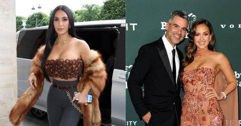 Composite Photo of Kim Kardashian, Jessica Alba and Cash Warren