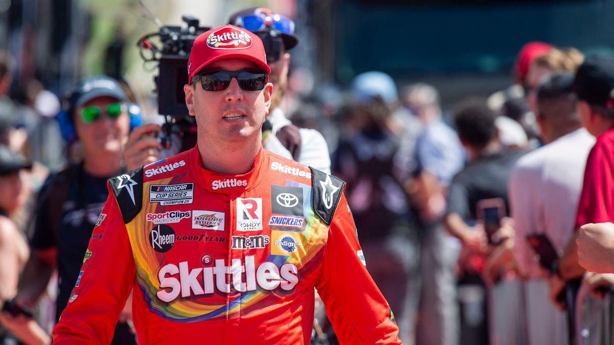 Image of Kyle Busch was found unresponsive in a racing simulator.