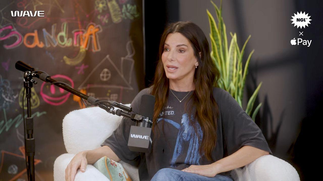 Photo of Sandra Bullock spoke about her love life on Kylie Kelce's podcast.