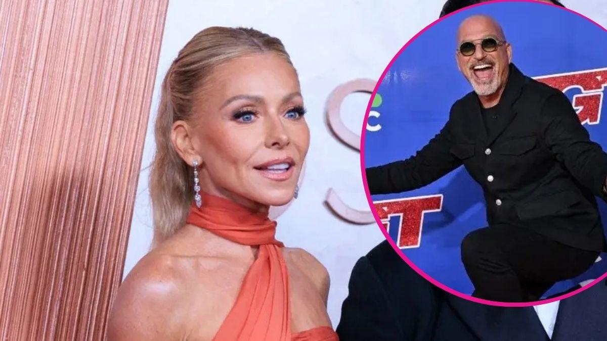 image and inset of Kelly Ripa and howie Mandel