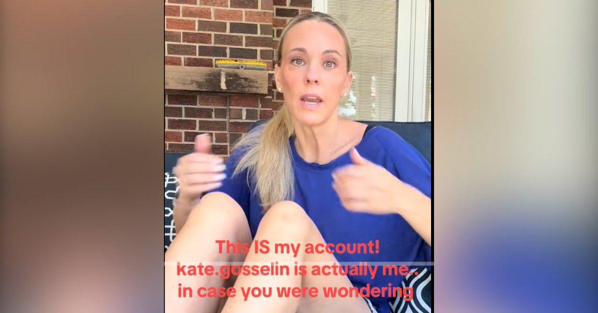 Photo of Kate Gosselin told fans she's waiting for TikTok to verify her account.