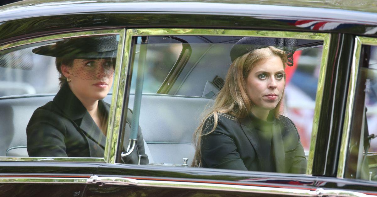 image of princesses Eugenie and Beatrice 