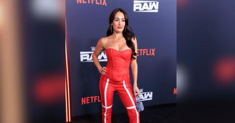 Nikki Garcia Wears Leather Outfit At First Red Carpet Since Divorce