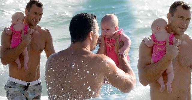 Hayden panettieres fiance world heavy wight champion klitschko playing with daughter 10