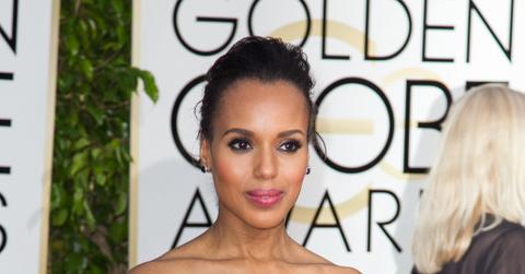 Kerry Washington attends the 72nd Annual Golden Globe Awards in Los Angeles