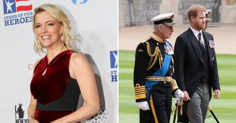 megyn kelly thinks prince harry visited king charles cancer look better