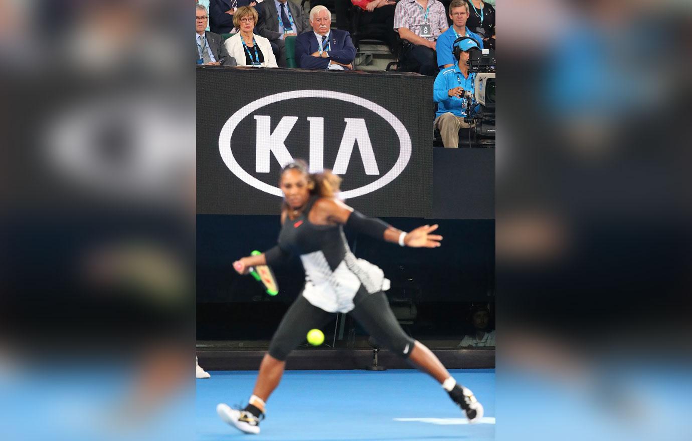 Serena williams tennis match