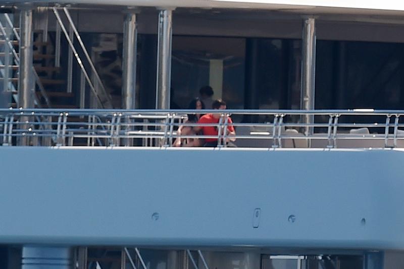 Katy Perry and Orlando Bloom spotted on a yacht in Cannes